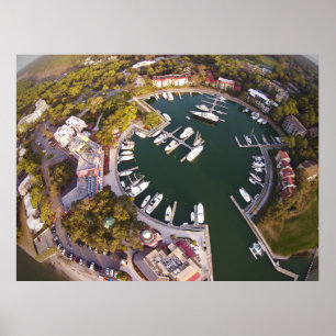 Harbor Town Golf Links, Hilton Head Island, USA Poster