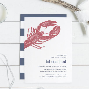 Harborside   Lobster Boil or Bake Invitation