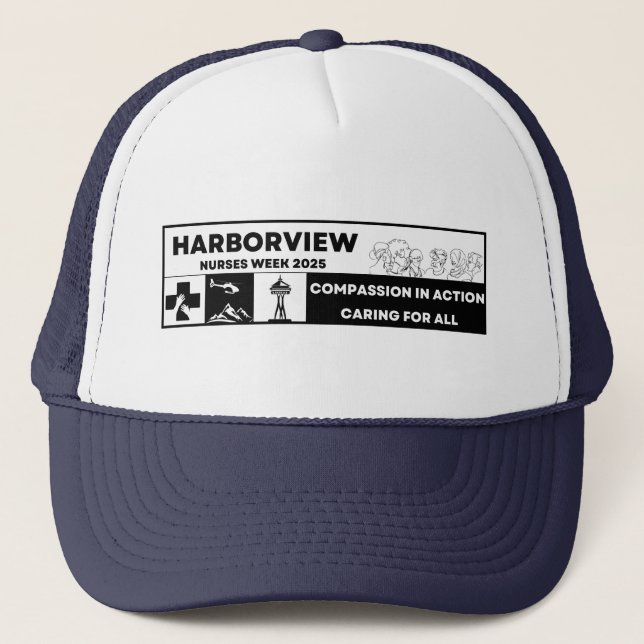 Harborview Nurses Week 2025 Baseball Cap (Front)