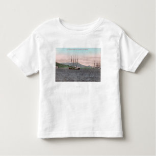 Harborview of Bay and Mt. Tamalpais Toddler T-Shirt