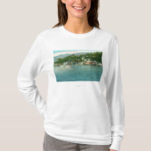 Harborview with Yachts and Sail Boats T-Shirt