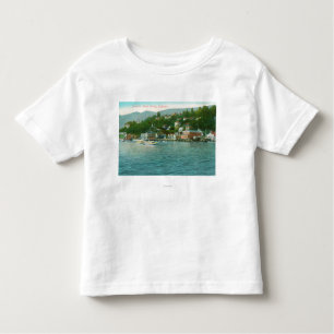 Harborview with Yachts and Sail Boats Toddler T-Shirt