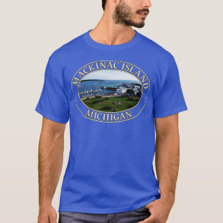 Harbour and Downtown on Historic Mackinac Island M T-Shirt