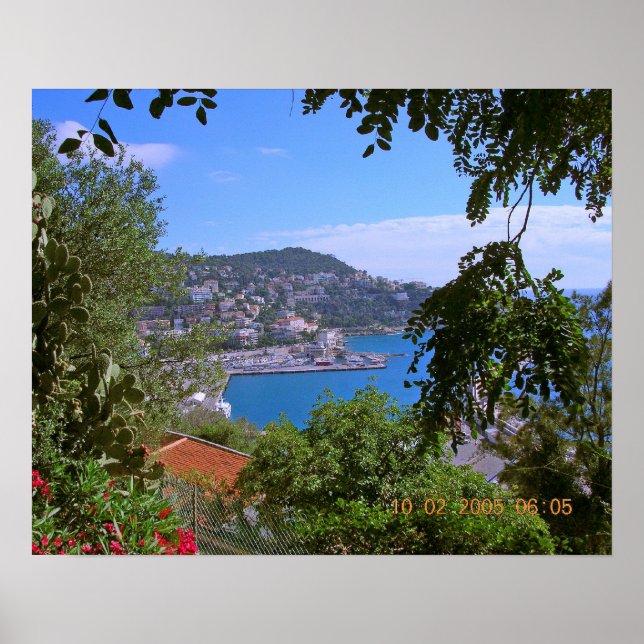 Harbour at Nice, France Poster (Front)