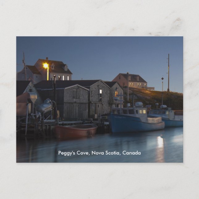 Harbour At Peggy's Cove postcard (Front)