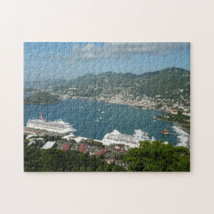 Harbour at St. Thomas US Virgin Islands Jigsaw Puzzle