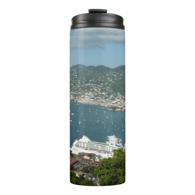 Harbour at St. Thomas US Virgin Islands Thermal Tumbler (Front)
