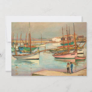 Harbour at the Island of Yeu Henri Lebasque