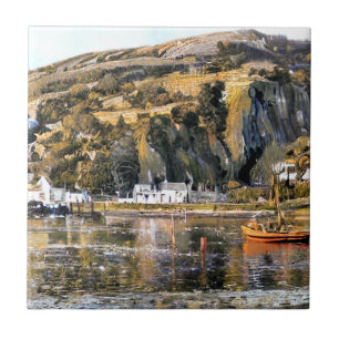 HARBOUR BARMOUTH WALES CERAMIC TILE