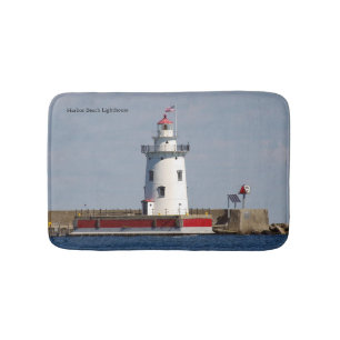 Harbour Beach Lighthouse bathmat