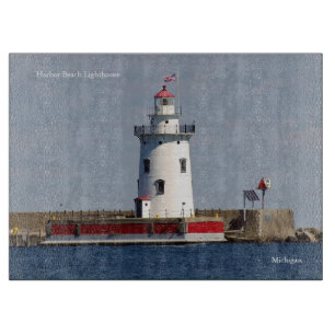 Harbour Beach Lighthouse cutting board