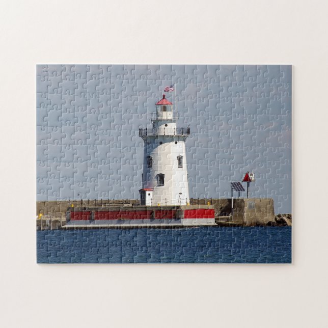 Harbour Beach Lighthouse puzzle (Horizontal)