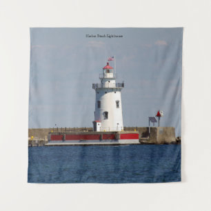 Harbour Beach Lighthouse tapestry