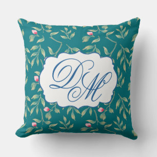 Harbour Blue Wedding Keepsake Throw Pillow