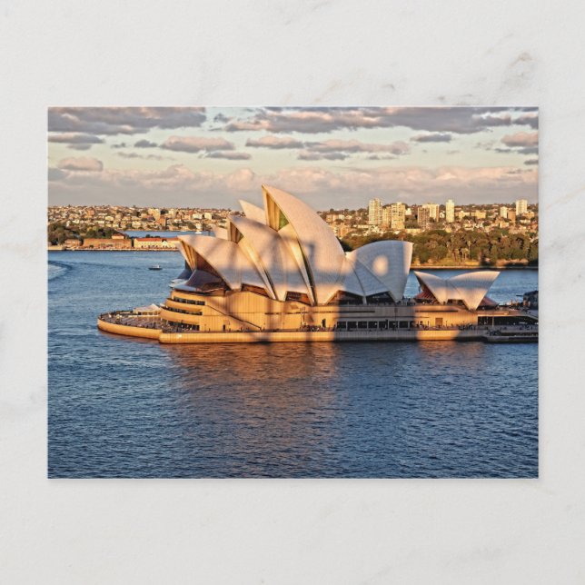 Harbour Bridge Shadow on the Sydney Opera House Postcard (Front)