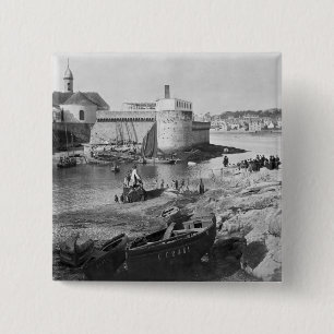 Harbour, Concarneau 15 Cm Square Badge