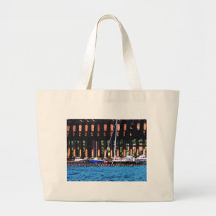 Harbour Docks Large Tote Bag