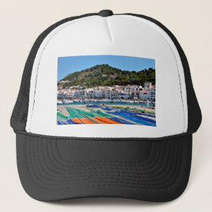 Harbour El Port de la Selva in Spain Trucker Hat