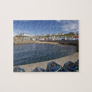 Harbour, Findochty, Moray, Scotland, United Jigsaw Puzzle