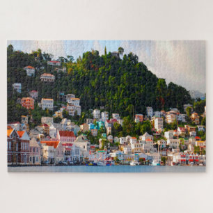 Harbour Grenada Caribbean. Jigsaw Puzzle