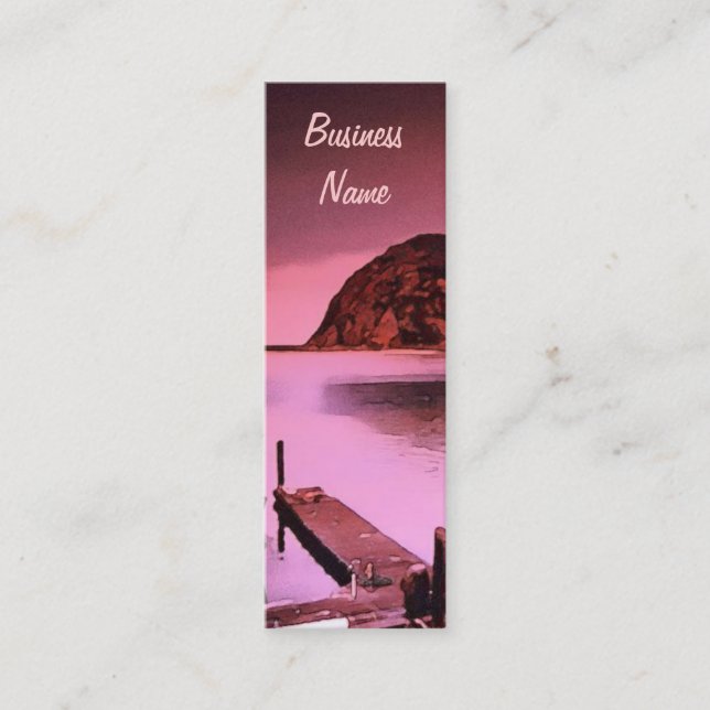 Harbour Hues Bookmark Business Cards (Front)