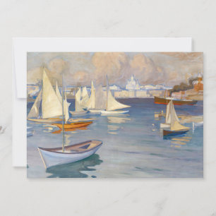 Harbour in Helsinki Albert Edelfelt