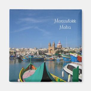 Harbour in Marsaxlokk Magnet