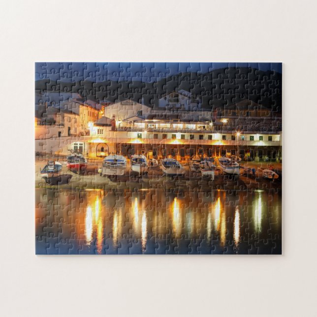 Harbour in the Azores Jigsaw Puzzle (Horizontal)