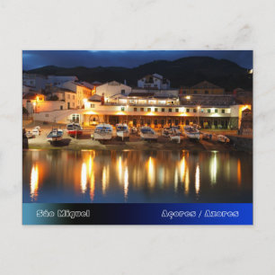 Harbour in the Azores Postcard