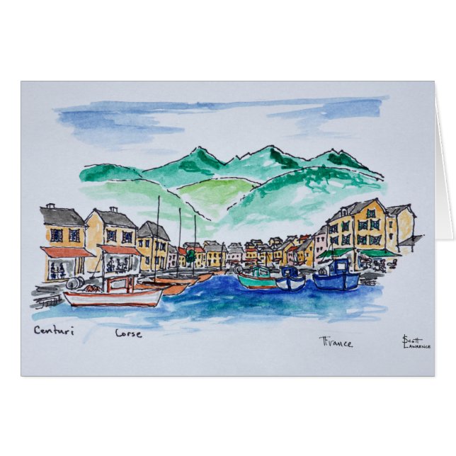 Harbour of Centuri | Corsica, France (Front Horizontal)