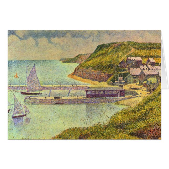 Harbour Port-en-Bessin High Tide by Georges Seurat (Front Horizontal)
