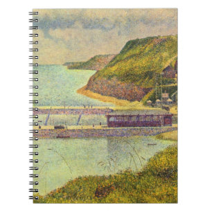Harbour Port-en-Bessin High Tide by Georges Seurat Notebook