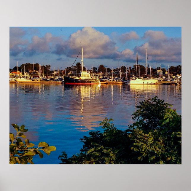 Harbour Reflection Poster (Front)