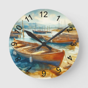 Harbour Round Clock
