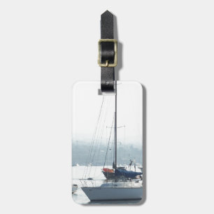 Harbour Sailboats Boats Sailing Marina Luggage Tag