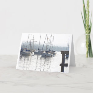 Harbour Sailboats Card
