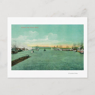 Harbour Scene in Portland, Oregon 2 Postcard