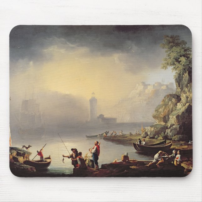 Harbour Scene Mouse Pad (Front)