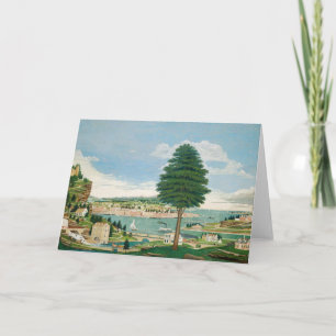 Harbour Scene with Castle Jurgan Frederick Huge Card