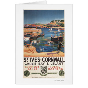 Harbour Scene with Girl and Gulls Railway