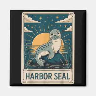 Harbour Seal Lovers Aquatic Enthusiasts Ocean Vibe Magnet