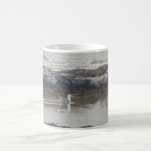 Harbour Seals and Gull Mug