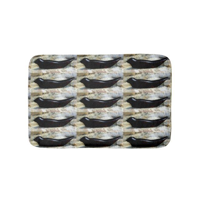 harbour seals hauled out bath mat (Front)