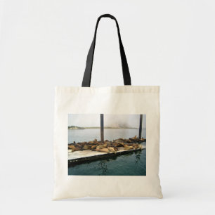 Harbour Seals, Morro Bay, California Tote Bag
