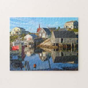Harbour Setting Nova Scotia. Jigsaw Puzzle