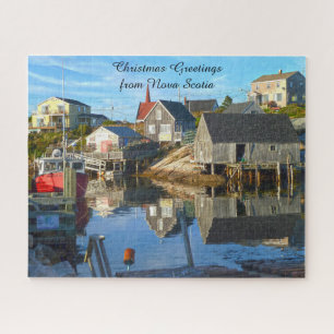 Harbour Setting Nova Scotia. Jigsaw Puzzle