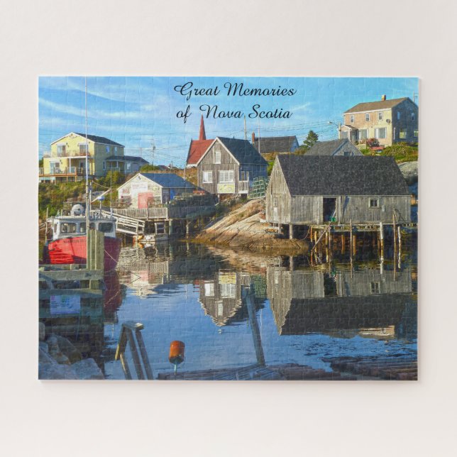 Harbour Setting Nova Scotia. Jigsaw Puzzle (Horizontal)