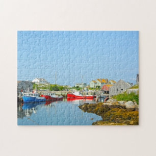 Harbour Setting Nova Scotia. Jigsaw Puzzle
