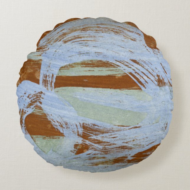 Harbour Sunset Round Cushion (Front)