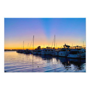 Harbour Sunset San Diego, California Photo Print